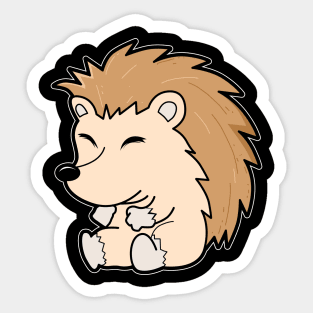 Cute Baby Hedgehog Sticker